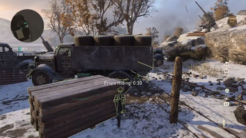 Illustration for article titled Clever Tweaks Make 'Prop Hunt' Even Better In Call of Duty: WWII